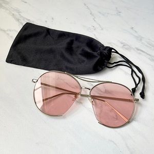 NEW Transporte Oversized Sunglasses with Pink tint